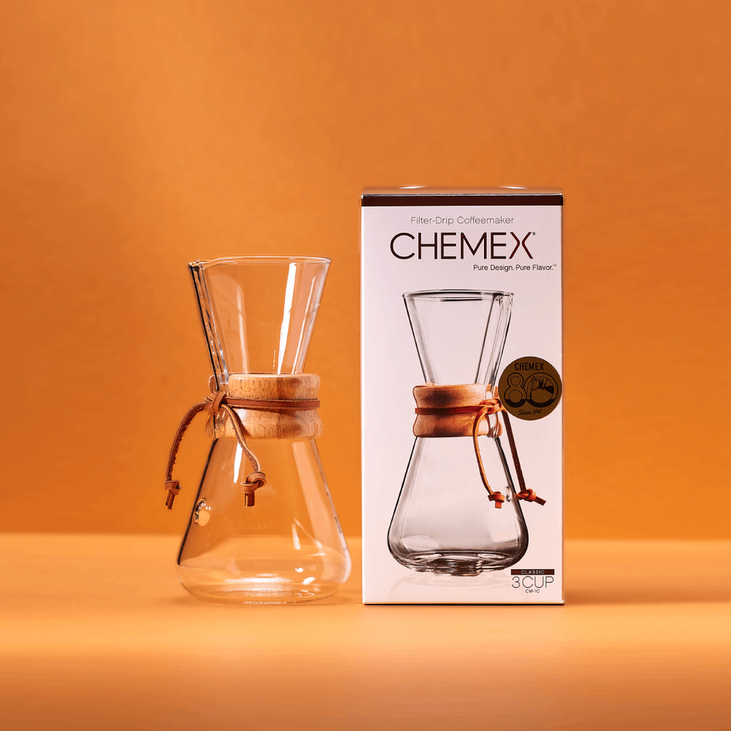 CHEMEX® Drip Brewer<br/>3 Cup — De Fer Coffee & Tea
