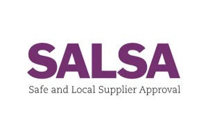 Safe and local supplier approval logo